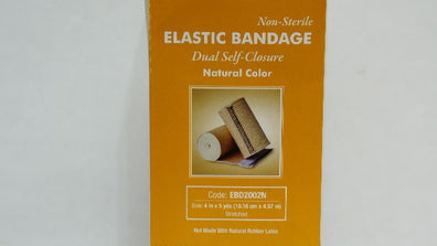 Tronex EBD2002N Elastic Bandage Dual Self-Closure 4inch X 5 Yds - Box of 9